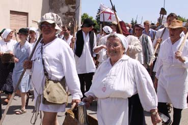 1050 Jahre Auhausen - Einzug der Bauernhaufen