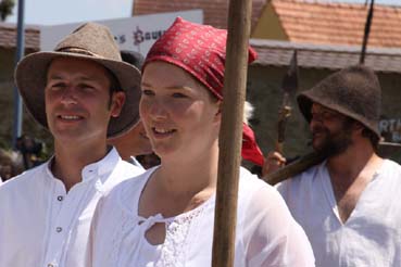 1050 Jahre Auhausen - Einzug der Bauernhaufen