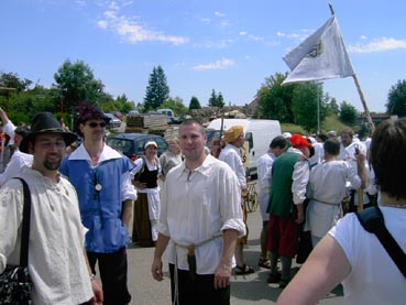 1050 Jahre Auhausen - Einzug der Bauernhaufen