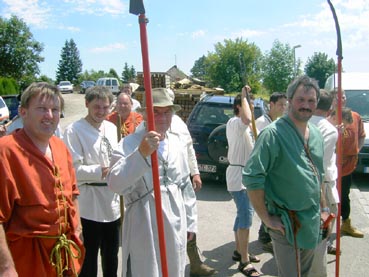 1050 Jahre Auhausen - Einzug der Bauernhaufen