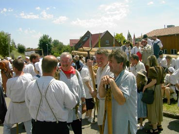 1050 Jahre Auhausen - Einzug der Bauernhaufen