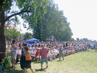 1050 Jahre Auhausen - Einzug der Bauernhaufen