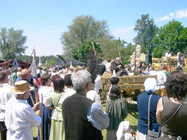 1050 Jahre Auhausen - Einzug der Bauernhaufen