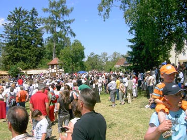 1050 Jahre Auhausen - Einzug der Bauernhaufen