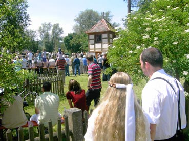 1050 Jahre Auhausen - Einzug der Bauernhaufen