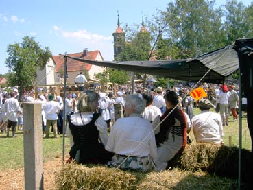 1050 Jahre Auhausen - Einzug der Bauernhaufen