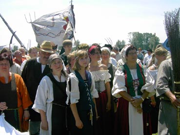 1050 Jahre Auhausen - Einzug der Bauernhaufen