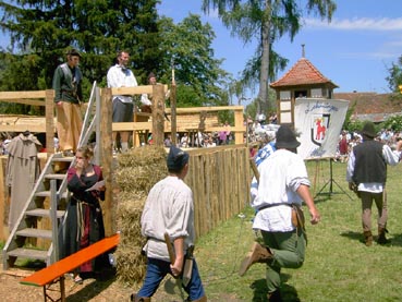 1050 Jahre Auhausen - Einzug der Bauernhaufen