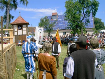 1050 Jahre Auhausen - Einzug der Bauernhaufen