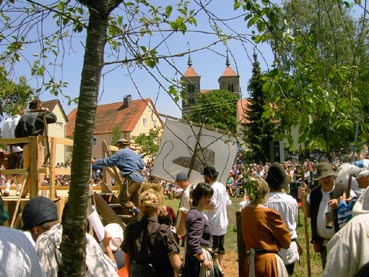 1050 Jahre Auhausen - Einzug der Bauernhaufen