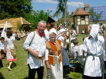 1050 Jahre Auhausen - Einzug der Bauernhaufen