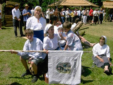 1050 Jahre Auhausen - Einzug der Bauernhaufen