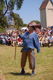 1050 Jahre Auhausen - Einzug der Bauernhaufen