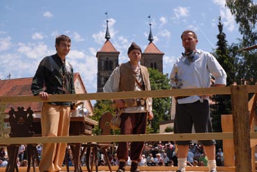 1050 Jahre Auhausen - Einzug der Bauernhaufen