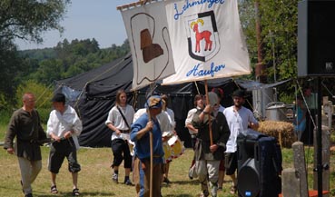 1050 Jahre Auhausen - Einzug der Bauernhaufen