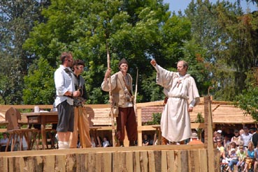 1050 Jahre Auhausen - Einzug der Bauernhaufen